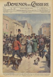 De optocht van levende fenomenen door Achille Beltrame