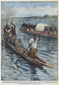 De toekomstige leider van de natie die de zeeën domineert, de Prins van Wales, tijdens zijn bezoek aan Afrika door Achille Beltrame