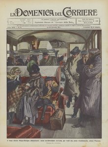 De rechtstreekse trein Milaan-Bologna verlaten, vanwege hevige sneeuwval, voor twintig uur