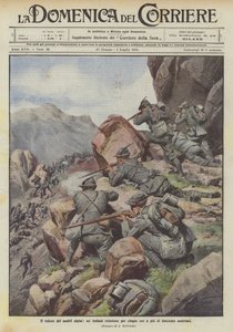 De moed van onze alpini, zes Italianen houden vijf uur stand tegen meer dan tweehonderd Oostenrijkers door Achille Beltrame