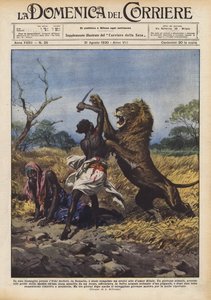 In een bosje nabij de Uebi Scebeli, in Somalië, werd een heroïsche daad van kinderlijke liefde verricht