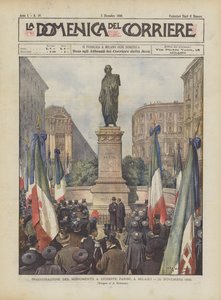 Inhuldiging van het Monument voor Giuseppe Parini in Milaan, 26 november 1899