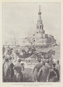 De inwijding van het monument van Sint Stefanus in Turkije