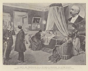 De dood van de president van de Franse Republiek, de laatste momenten