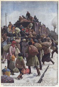Rusland heeft spoorwegen in een staat die past bij de tijden die het doormaakt door Achille Beltrame