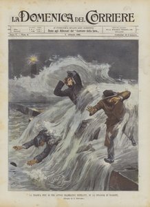 Het tragische einde van drie verstrooide dramatische acteurs op het strand van Biarritz