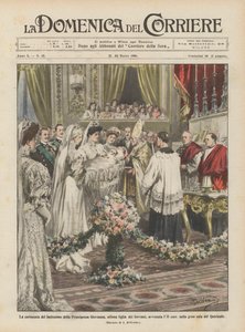 De doopceremonie van prinses Giovanna, de jongste dochter van de vorsten, vond plaats op 11