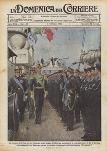 De cruise van de Prins van Piemonte in de wateren van West- en Noord-Europa