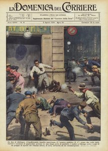 Het einde van Dillinger door Achille Beltrame