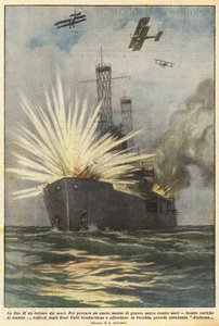 Het einde van een kolos van de zeeën door Achille Beltrame