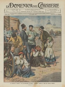 De armoede in Rusland, in het gouvernement Kazan verkopen boeren hun dochters om zichzelf te voeden