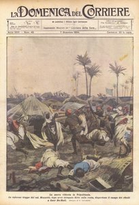 De nieuwe overwinning in Tripolitanië door Achille Beltrame
