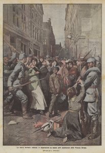De nieuwe Duitse barbarij, de massale deportaties van de bevolking van het bezette Frankrijk door Achille Beltrame