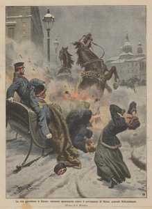 Het dagelijks leven in Rusland, bomaanslag op de gouverneur van Moskou, generaal Holschelmann