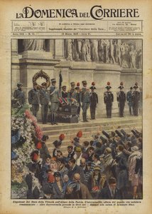 De apotheose van de Hertog van de Overwinning op het Altaar van het Vaderland door Achille Beltrame