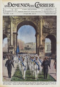 De apotheose van Rome door Achille Beltrame