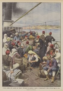 De voortdurende actie van de vloten om de Dardanellen te forceren veroorzaakte paniek in Constantinopel
