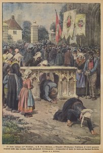De curieuze feesten, de Vergeving van Sint Yves Heloury, in Treguier (Bretagne)