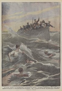 De ongehoorde avonturen van een adelborst en drie matrozen in de Adriatische Zee door Achille Beltrame