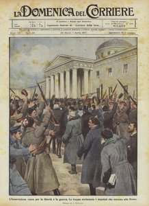 De Russische opstand voor vrijheid en oorlog door Achille Beltrame