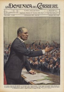 De historische toespraak van de Duce voor de Raad van Corporaties, Hoe kan men ontkennen dat dit onze...