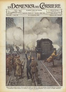 Methoden uit de Grote Oorlog die de burgeroorlog doet herleven in het geteisterde Ierland door Achille Beltrame