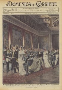 In de zalen van het Quirinaal door Achille Beltrame