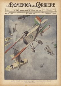 In de lucht boven Treviso door Achille Beltrame
