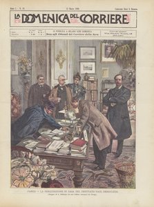 Parijs, de huiszoeking bij afgevaardigde Paul Deroulede