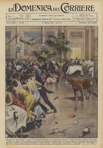Om een Abessijns feest in een restaurant in Cannes een lokaal tintje te geven