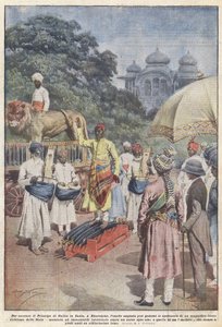 Om de Prins van Wales in India te eren