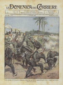 Kleine patrouille van het 20e infanterieregiment op verkenning in Tobruk die wordt misleid door signalen ?