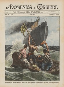 Vier Spaanse schipbreukelingen verloren op zee, na lange ontberingen gezien en gered