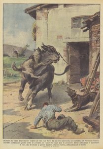 Geredd door honden door Achille Beltrame