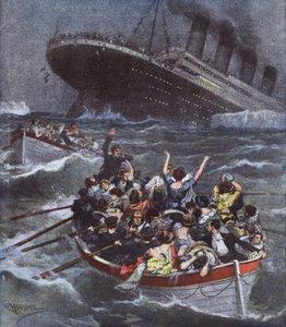 Verschrikkelijke maritieme ramp, de grootste oceaanstomer Titanic zinkt met 1600 mensen ?