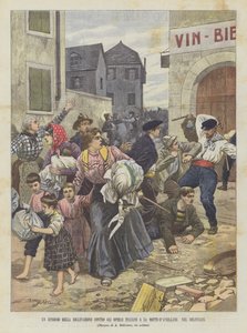 Een episode van de opstand tegen Italiaanse arbeiders in La Motte-d