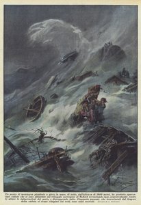 Een stuk berg stortte 