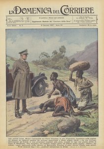 Een curieuze scène door Achille Beltrame