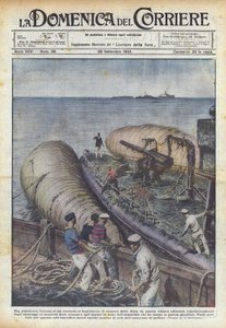 Een gigantische onderneming wordt geprobeerd in Engeland, het bergen van de Duitse oorlogsvloot...