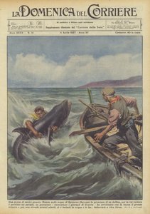 Een nieuwe soort visvangst door Achille Beltrame