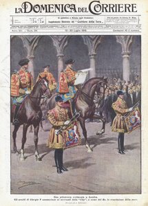 Een pittoreske ceremonie in Londen door Achille Beltrame