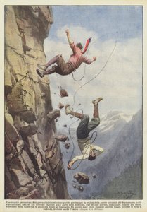 Een tragische beklimming door Achille Beltrame
