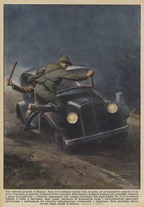 Een moedige douanebeambte door Achille Beltrame
