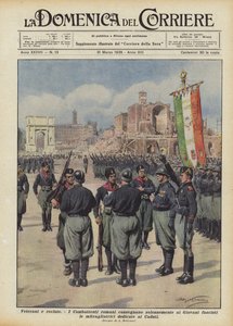 Veteranen en rekruten door Achille Beltrame