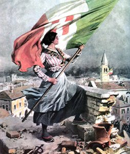 Eerste Wereldoorlog 1915 1918 Italië-Vittorio Veneto door Achille Beltrame