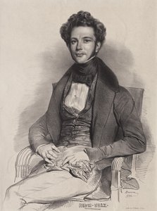 Henri Herz, pianist, 1832 door Achille Devéria