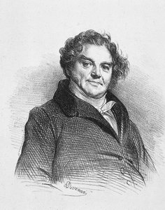 Portret van Vidocq door Achille Devéria