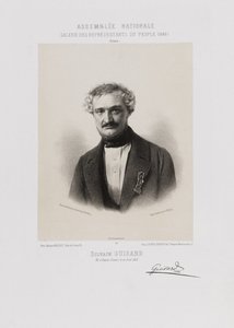 Nationale Assemblee, tribune volksvertegenwoordigers - Sylvain Guizard (Creuse) door Achille Devéria