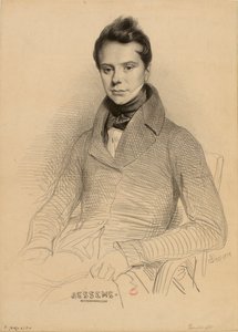 Portret van de violist en componist Antoine Bessems 1806-1868, 1832