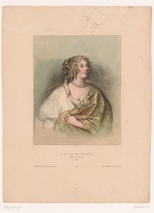Portret van Madame de Montespan door Achille Devéria